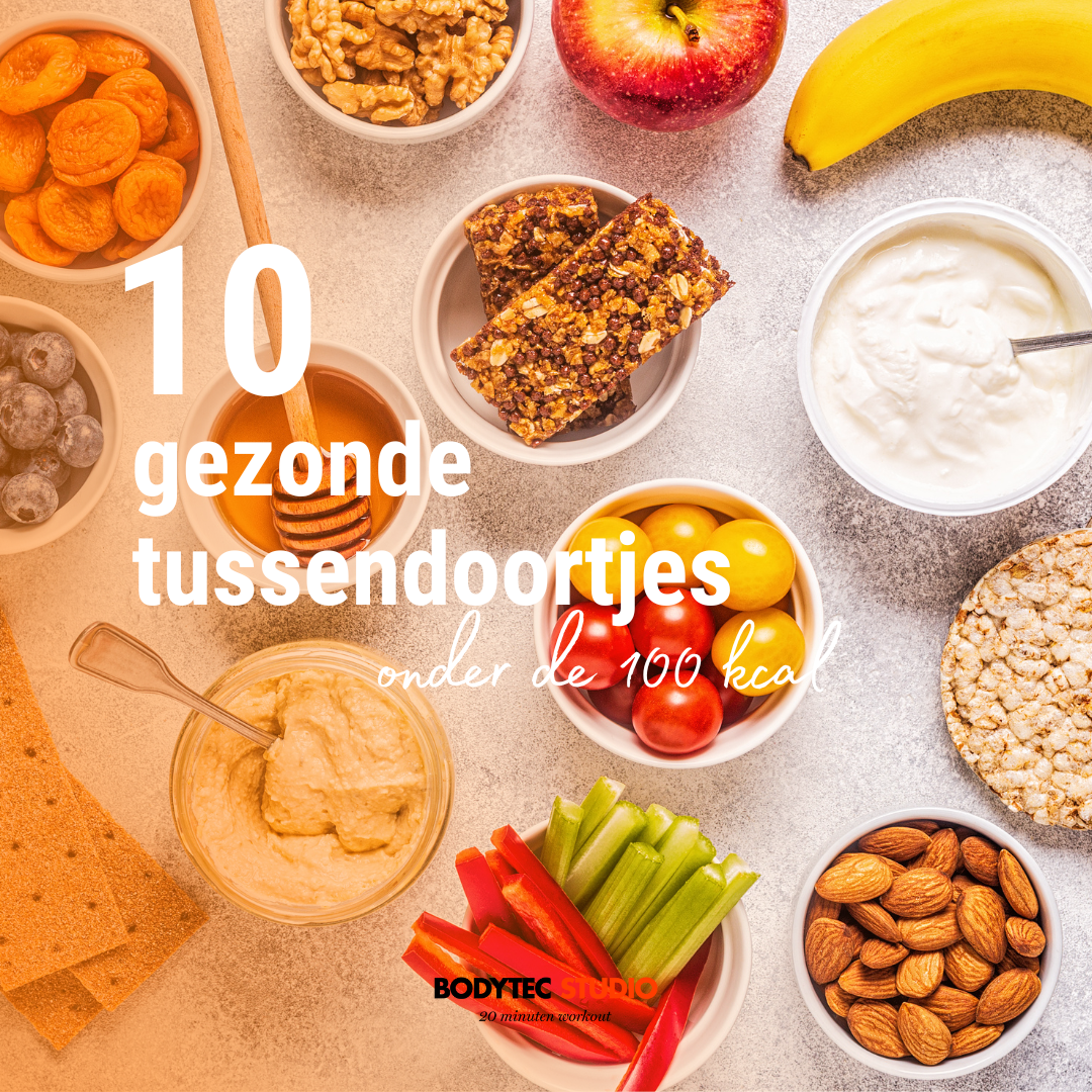 10 tussendoortjes onder de 100 kcal