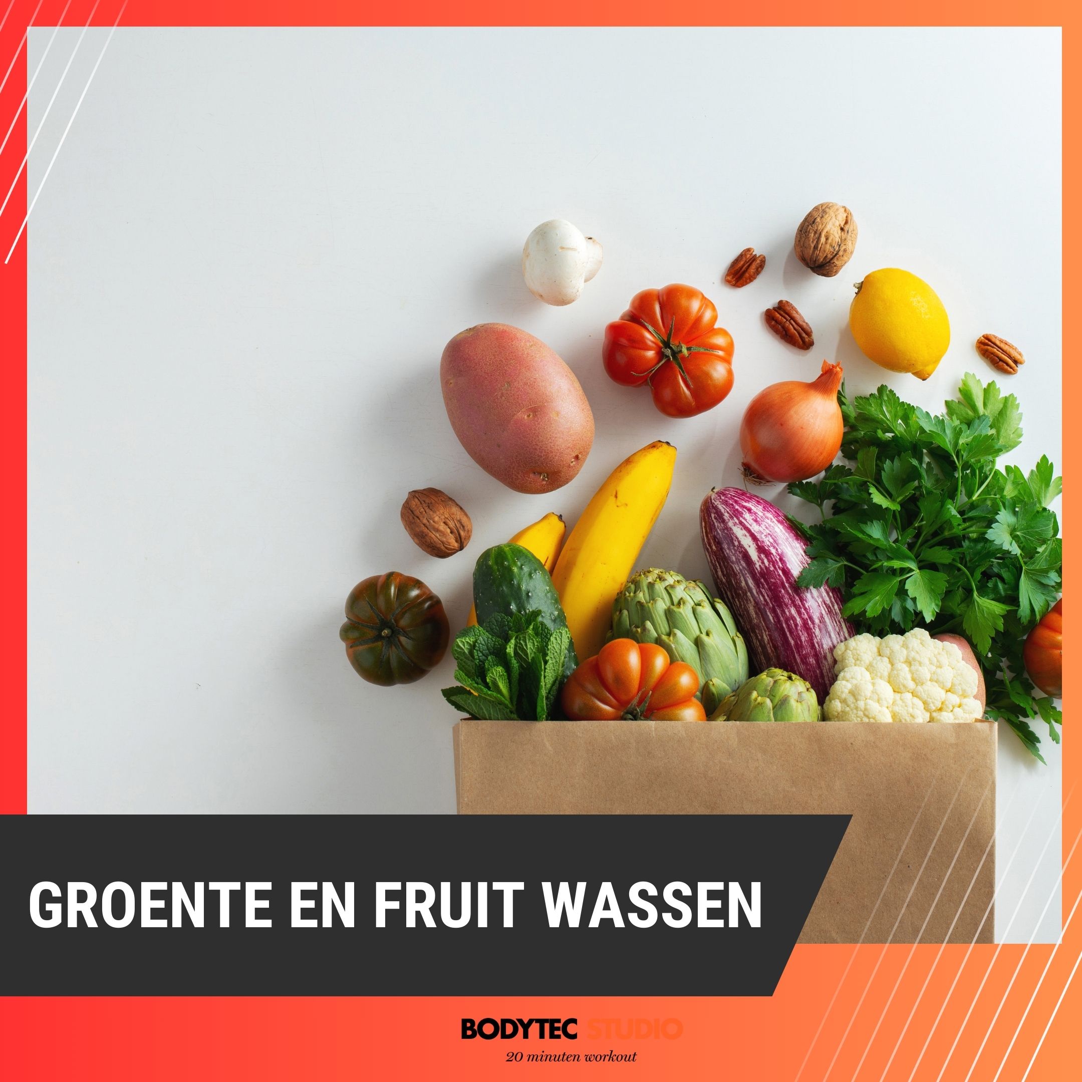 Moet je groente en fruit wassen voor het eten? 