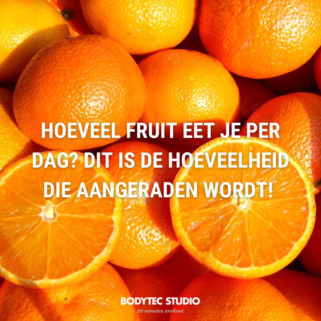 Hoeveel fruit per dag?